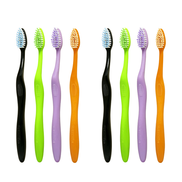 Elegant Brush with Super Soft Bristles Toothbrush, PBT Filaments, Designed for Sensitive and Swollen Teeth, Secure Cap